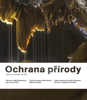 Obálka časopisu Ochrana přírody.