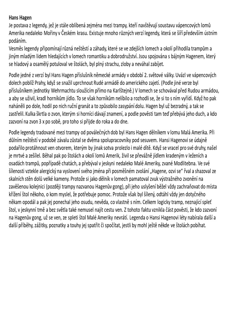 Pověst o Hansi Hagenovi