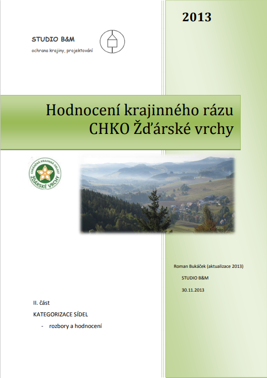 Preventivní hodnocení krajinného rázu - - část II - sídla