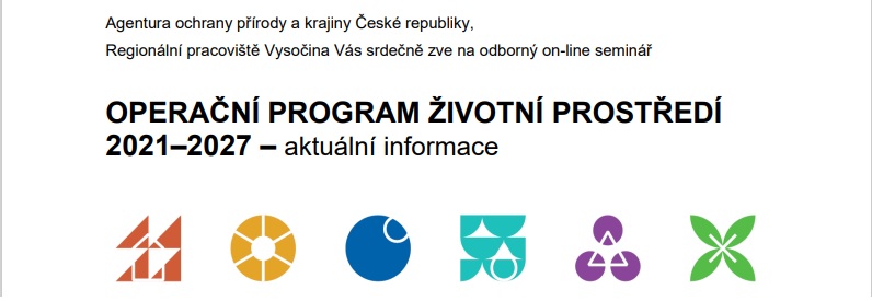 Operační program životní prostředí 2021-2027 - aktuální informace